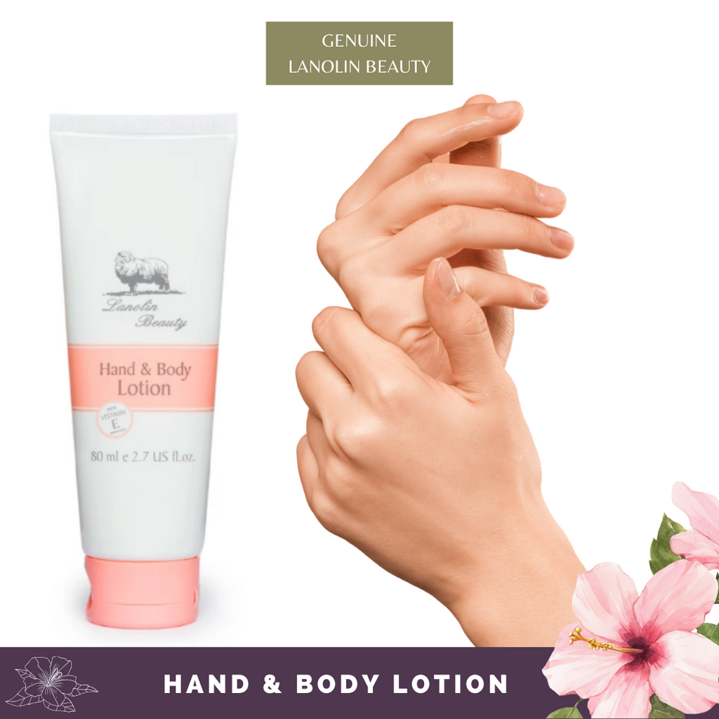Hand and Body Lotion 80ml - Tube - Lanolin Beauty International