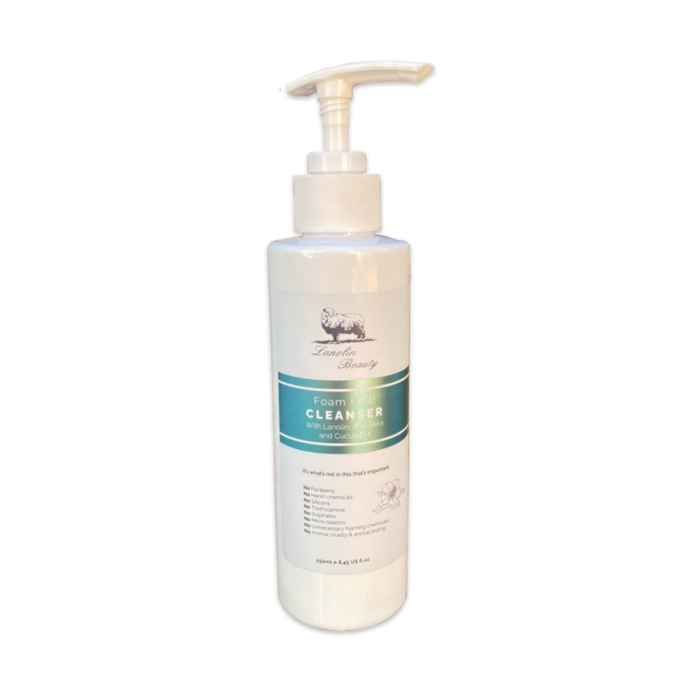 Foam Free Cleanser 250ml - Lanolin Beauty International