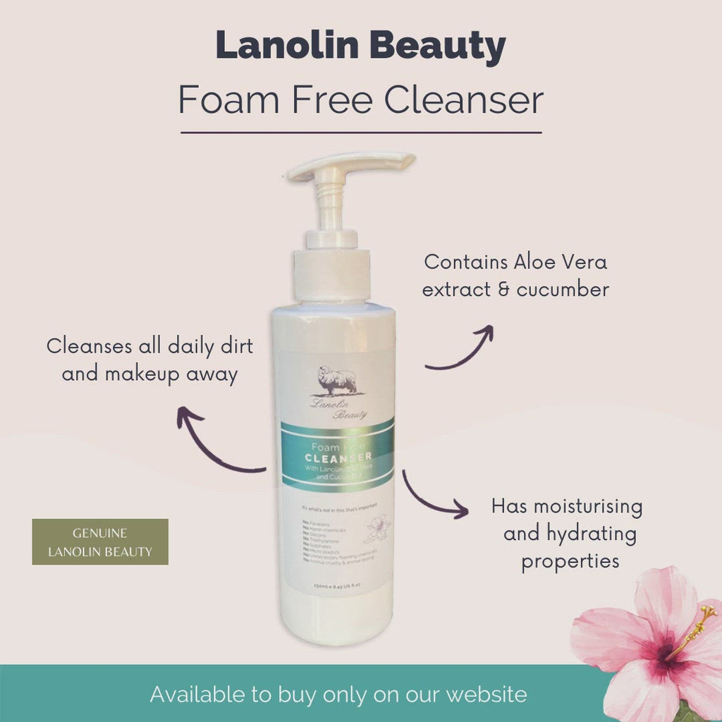 Lanolin Beauty Foam Free Cleanser 250ml amazing